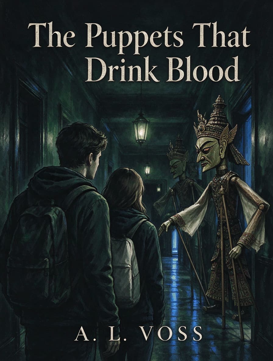 Cover of The Puppets That Drink Blood by Clara Ashcombe