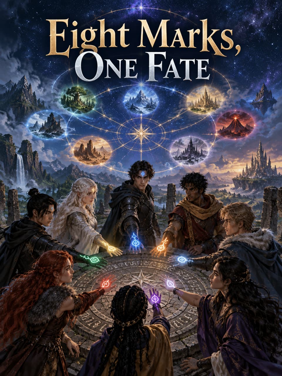 Cover of Eight Marks, One Fate by Ronan Mercer