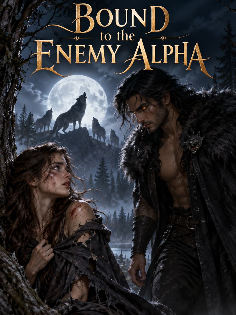 Cover of Bound to the Enemy Alpha by Noor Marchbanks