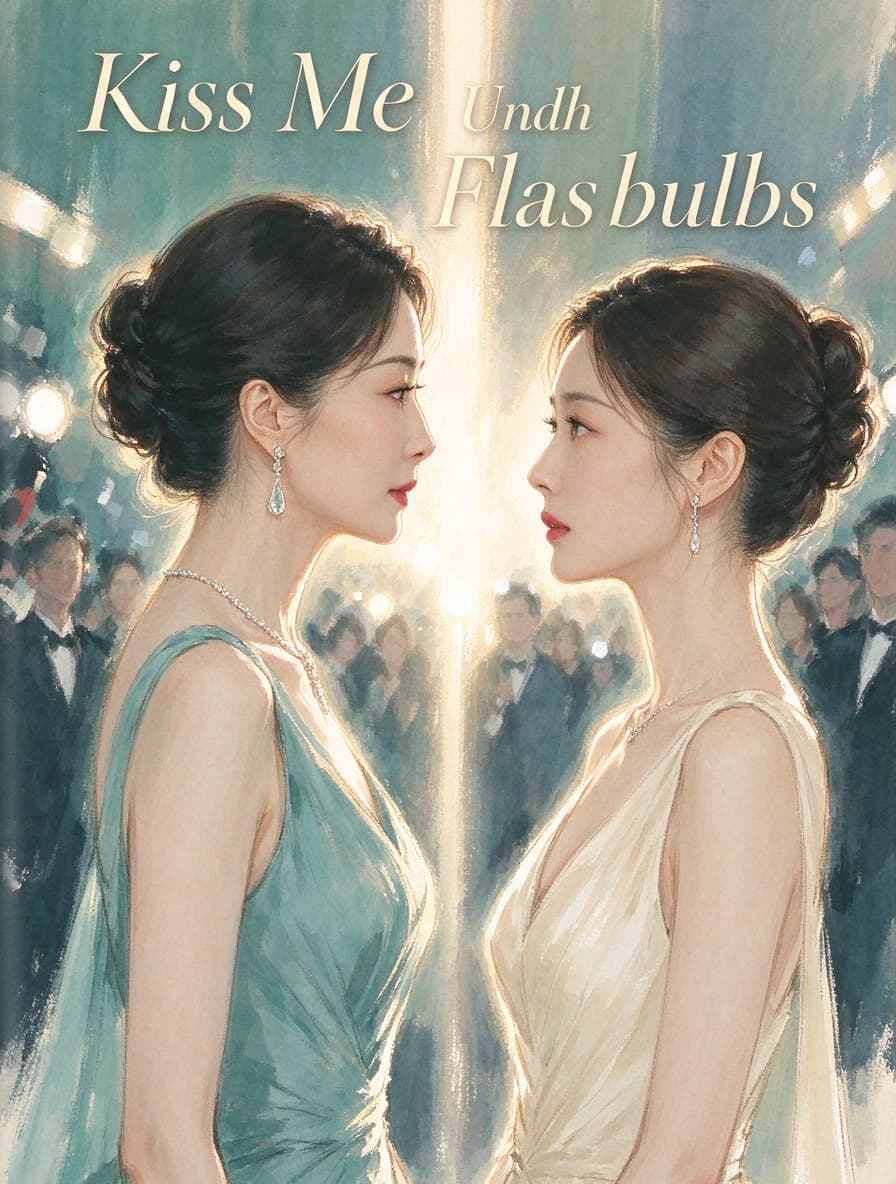 Cover of Kiss Me Under the Flashbulbs by Edith Van Dalen