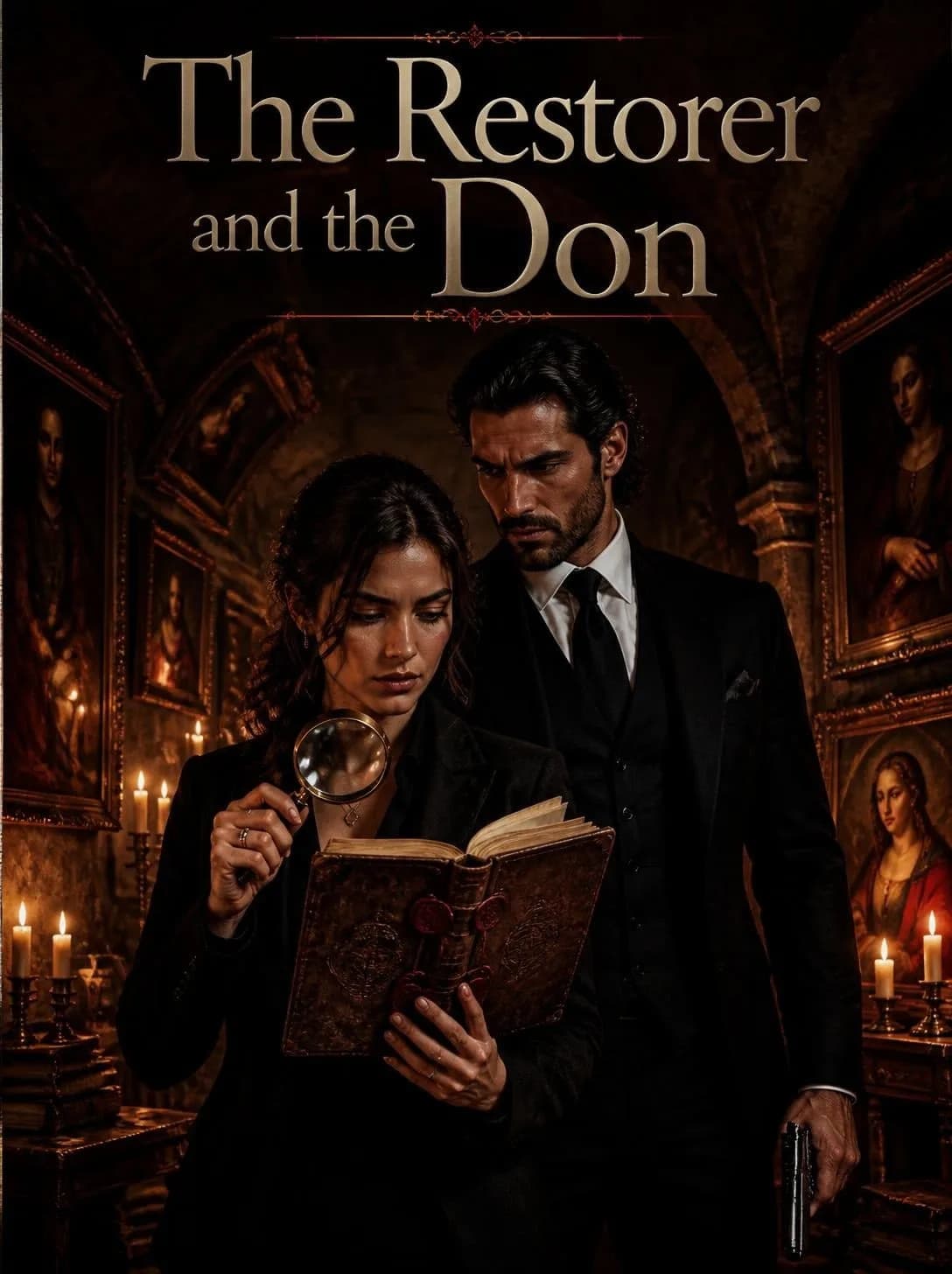 Cover of The Restorer and the Don by Isabella Moreau