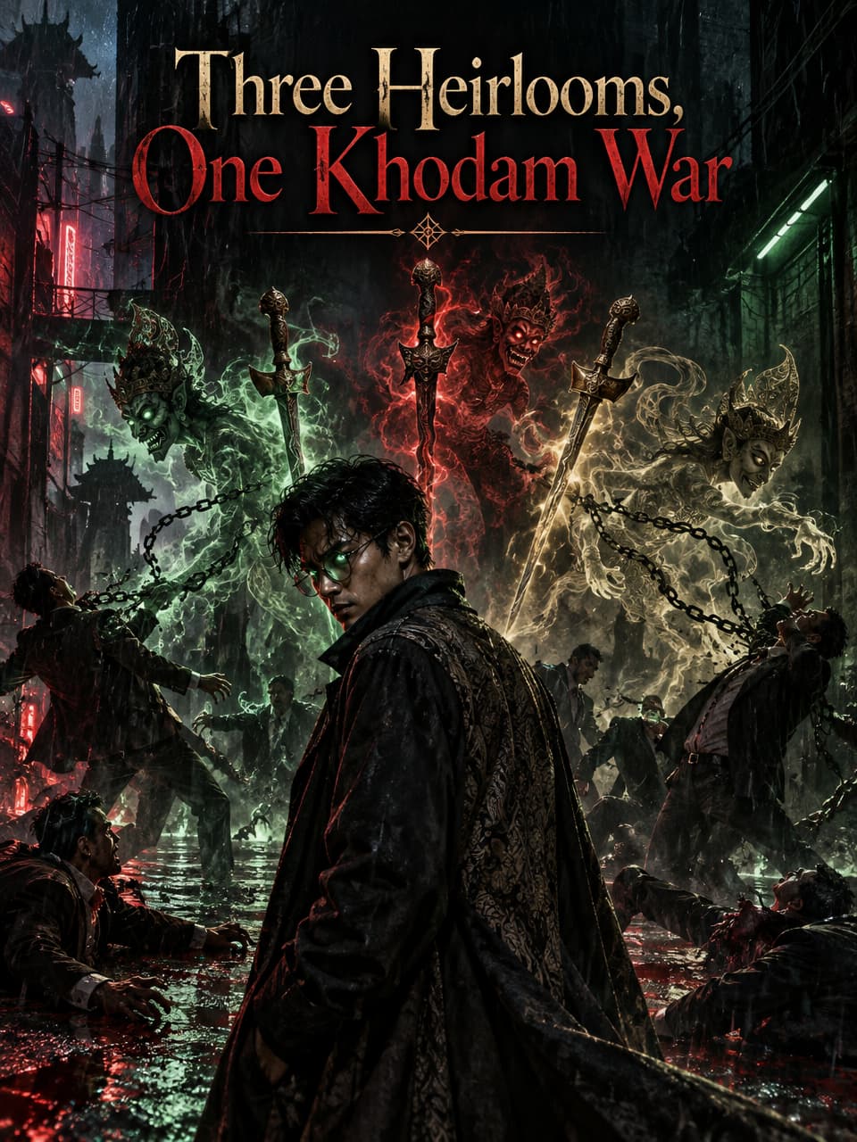 Cover of Three Heirlooms, One Khodam War by Iona Isherwood