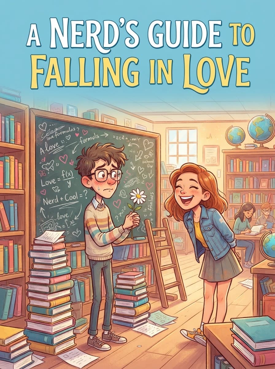 Cover of A Nerd's Guide to Falling in Love by Nico Valen