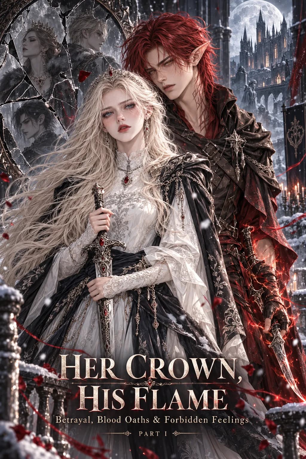 Cover of HER CROWN, HIS FLAME by Violet