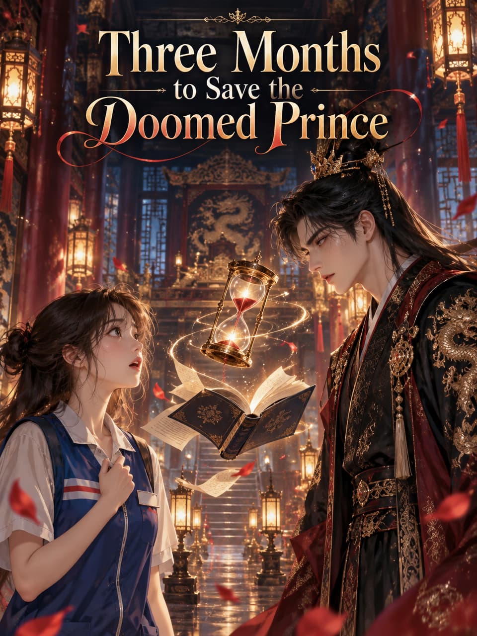 Cover of Three Months to Save the Doomed Prince by Merritt Yewdale